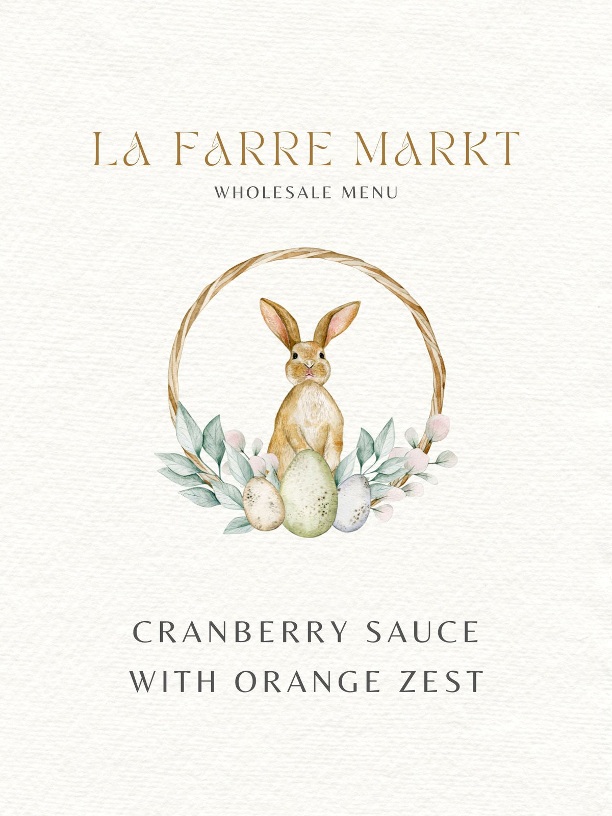 Cranberry Sauce with Orange Zest GF