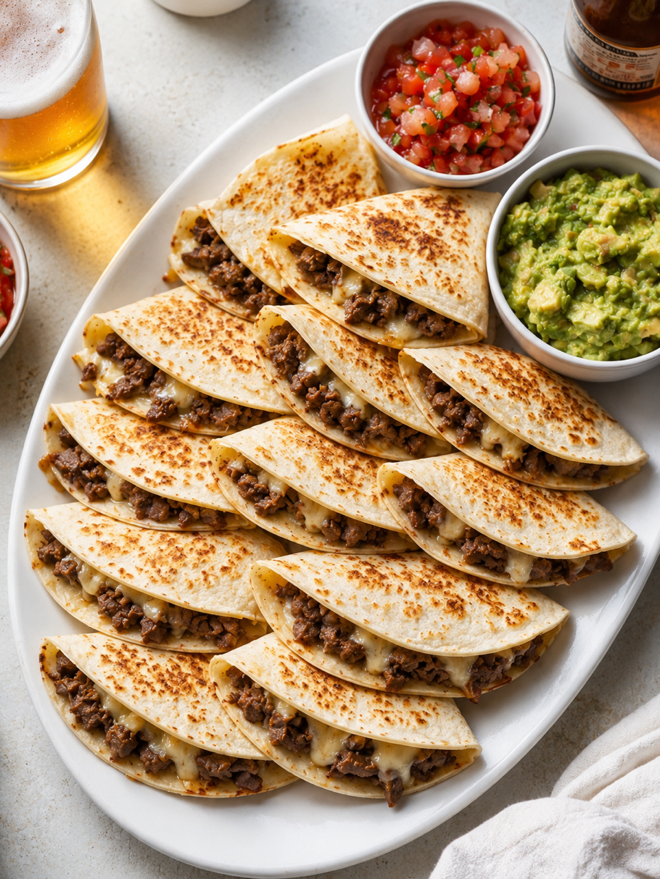 Beef and Cheese Mini Tacos