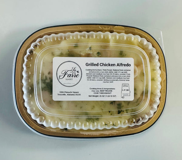 Grilled Chicken Fettuccine Alfredo
