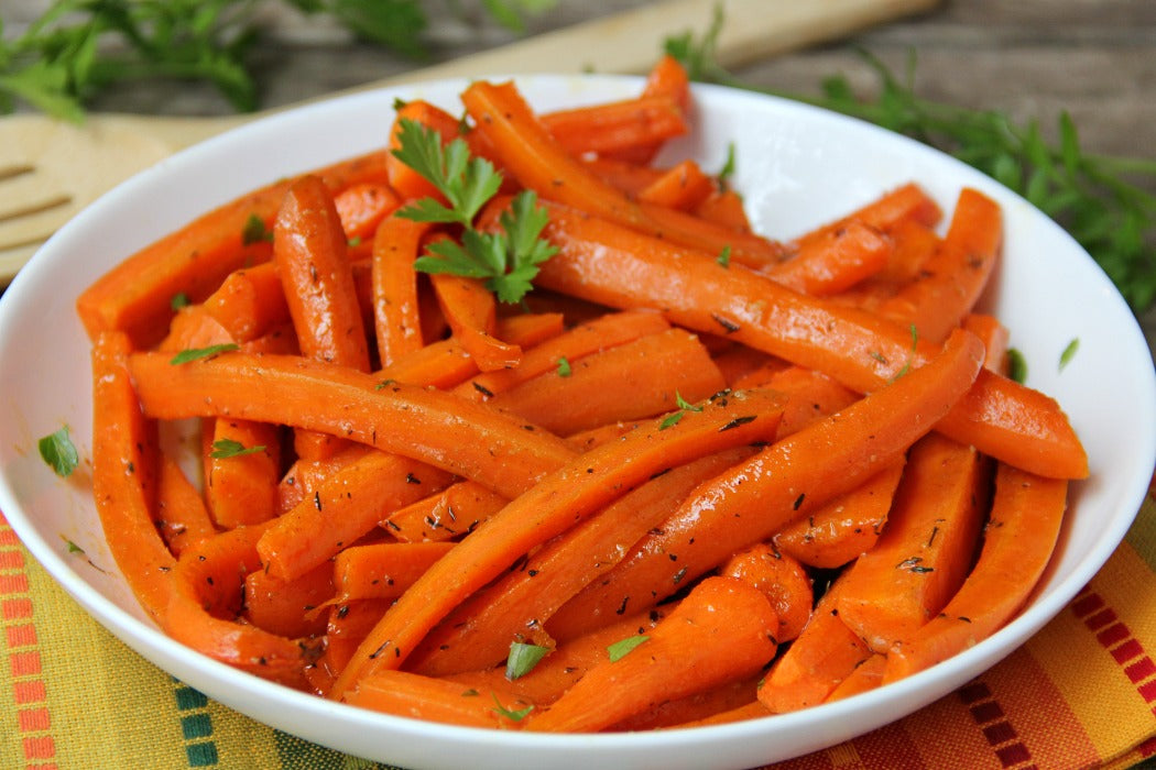 Maple Dijon Roasted Carrots (GF) (V)