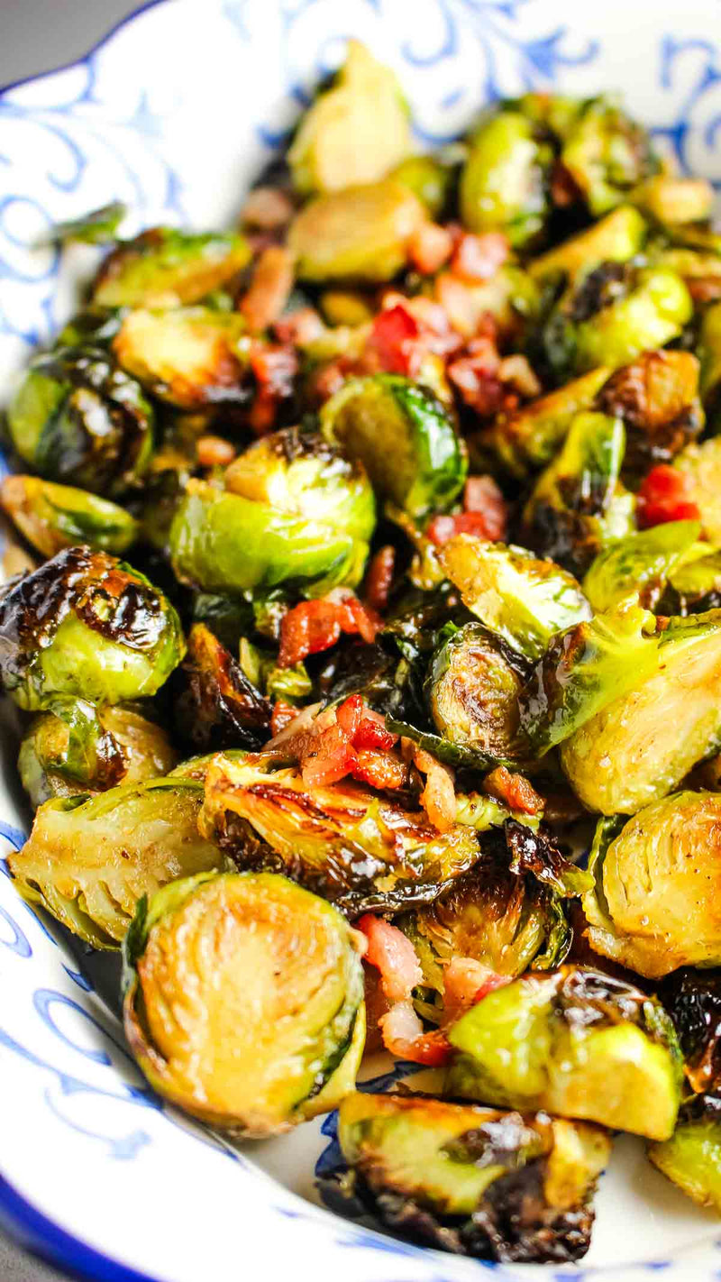 Balsamic Bacon Brussel Sprouts (GF)