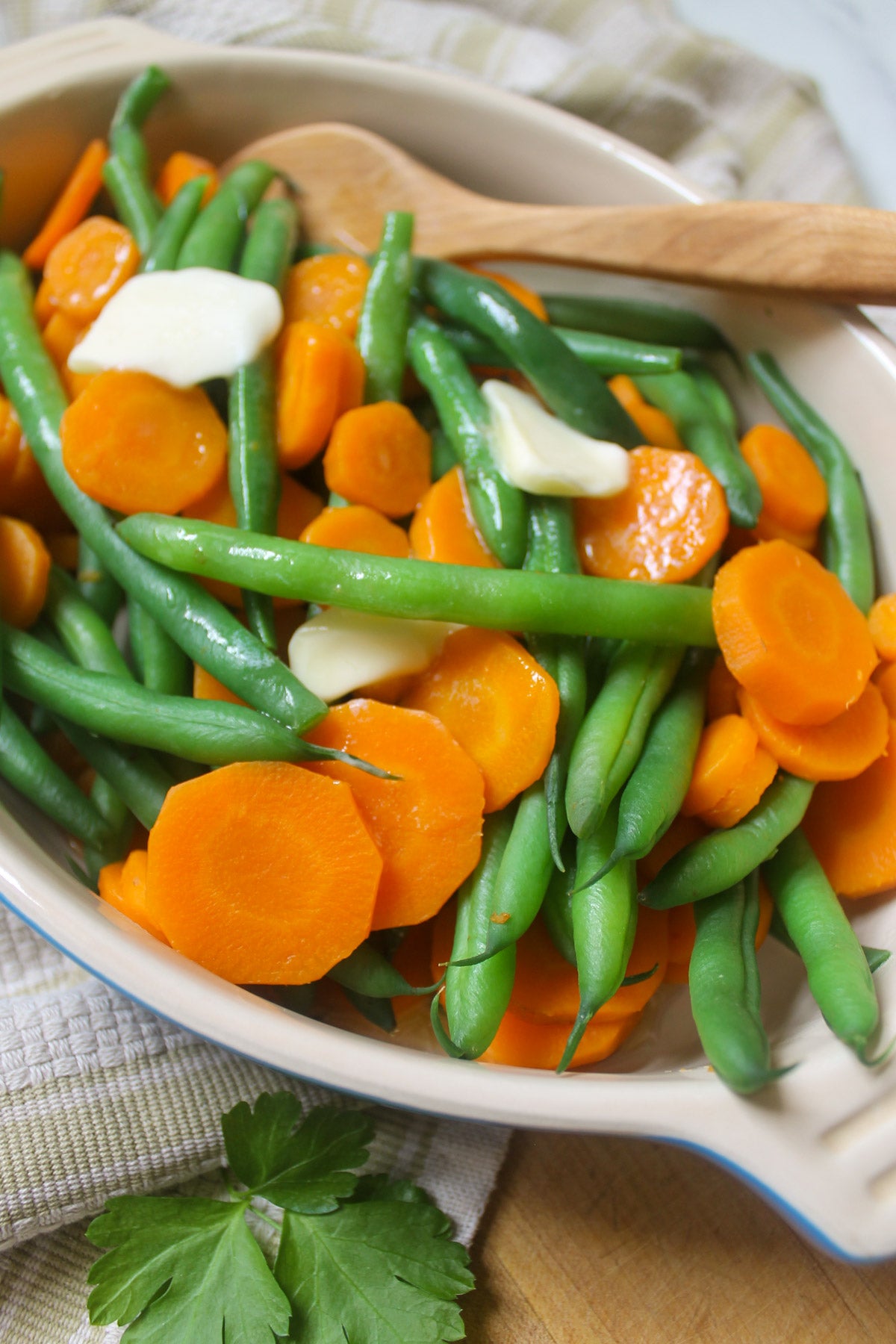 Green Beans + Carrots + Lemon Butter (GF) (V)