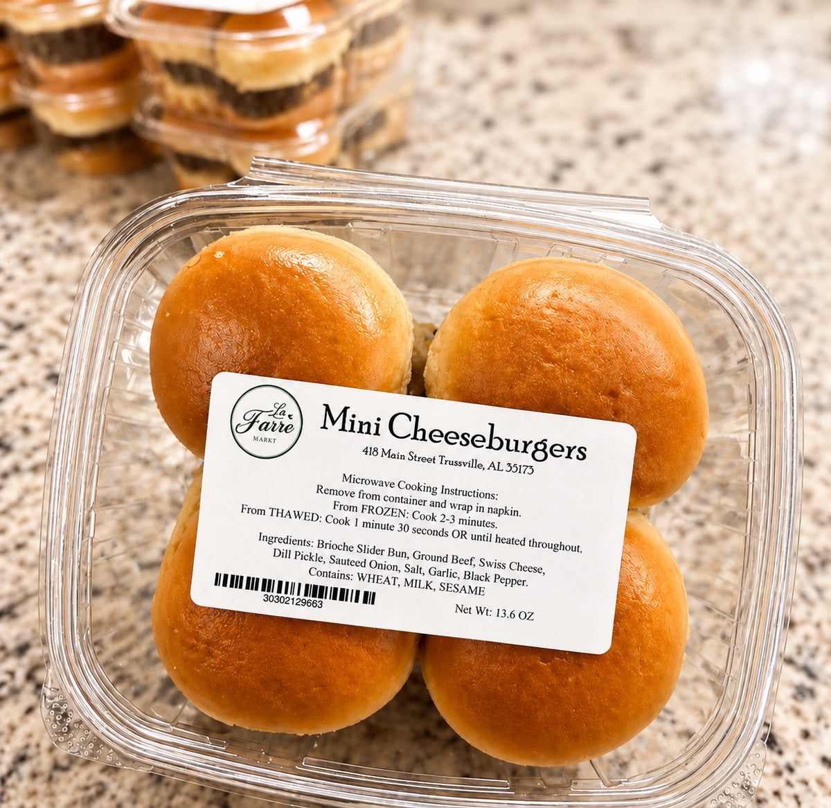 Mini Cheeseburgers (4 count)