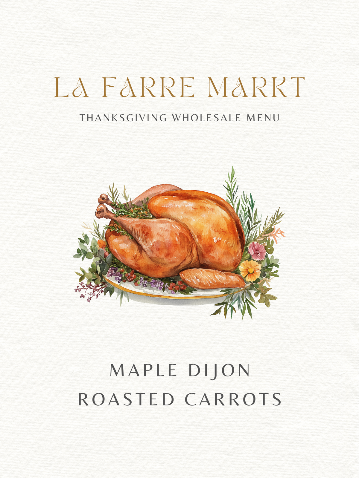 Maple Dijon Roasted Carrots GF