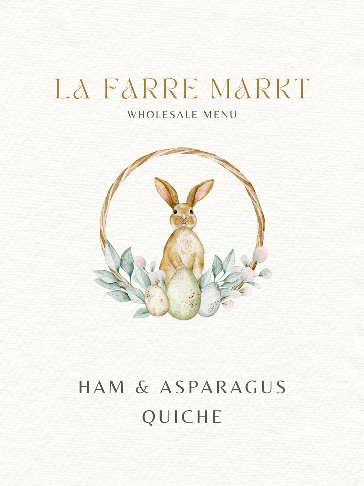 Ham & Asparagus Quiche