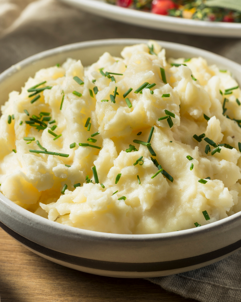 Roasted Garlic Mashed Cauliflower (GF)